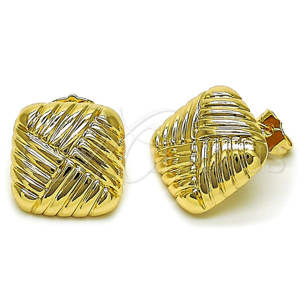 Arete Dormilona 02.163.0346 Oro Laminado, Pulido, Tono Dorado