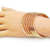 Aro Semanario 07.63.0207.05 Oro Laminado, Pulido, Tono Dorado (03 MM Thickness, Size 5 (2.50 Diameter))