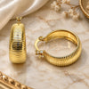 Argolla Pequeña 02.170.0493.20 Oro Laminado, Diamantado, Tono Dorado