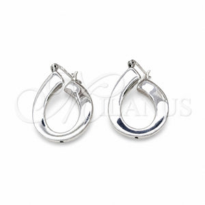 Argolla Pequeña 02.395.0052 Plata Rodinada, Pulido, Tono Plateado
