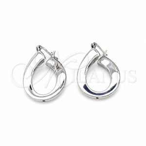 Argolla Pequeña 02.395.0052 Plata Rodinada, Pulido, Tono Plateado