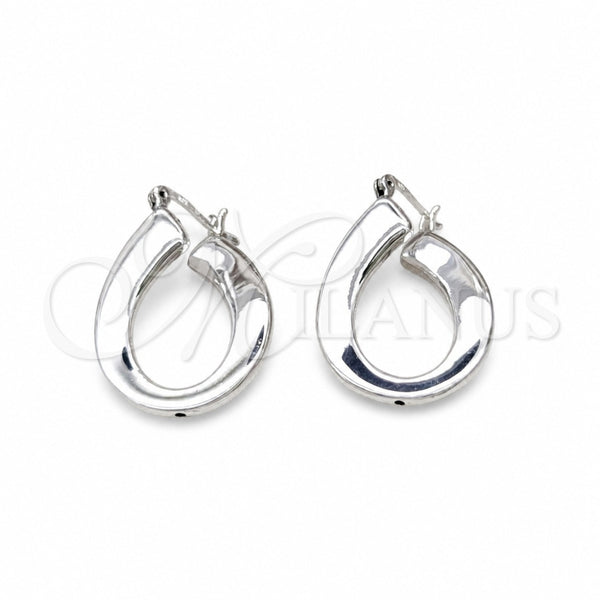Argolla Pequeña 02.395.0052 Plata Rodinada, Pulido, Tono Plateado