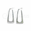 Arete Dormilona 02.395.0054 Plata Rodinada, Pulido, Tono Plateado