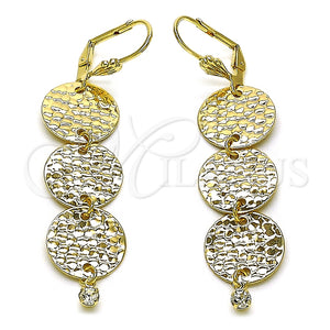 Arete Largo 5.065.007.1 Oro Laminado, Pulido, Tono Dorado