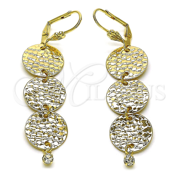Arete Largo 5.065.007.1 Oro Laminado, Pulido, Tono Dorado