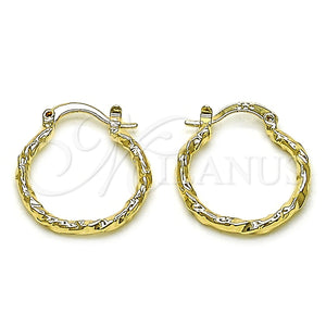 Argolla Pequeña 02.63.2758.20 Oro Laminado, Pulido, Tono Dorado