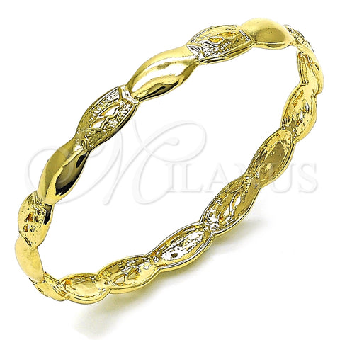 Aro Individual 5.231.006.1.05 Oro Laminado, Pulido, Tono Dorado (08 MM Thickness, Size 5 (2.50 Diameter))