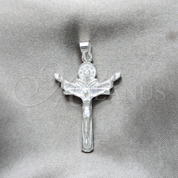 Dije Religioso 05.392.0096 Plata Rodinada, Pulido, Tono Plateado