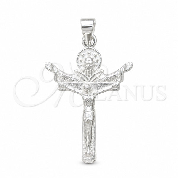 Dije Religioso 05.392.0096 Plata Rodinada, Pulido, Tono Plateado