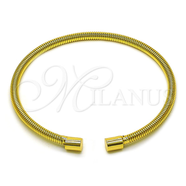 Aro Individual 07.170.0043 Oro Laminado, Diseño de Espiral, Pulido, Tono Dorado (03 MM Thickness, One size fits all)