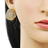 Argolla Huggie 02.283.0164.25 Oro Laminado, con Zirconia Cubica Blanca, Pulido, Tono Dorado