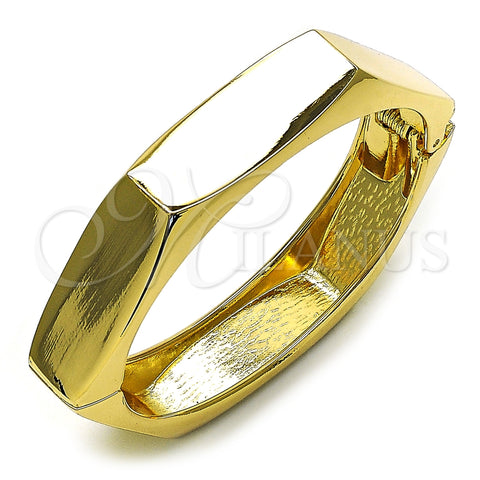 Aro Individual 07.307.0035.05 Oro Laminado, Pulido, Tono Dorado (14 MM Thickness, Size 5 (2.50 Diameter))
