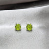 Arete Dormilona 02.392.0037 Plata Rodinada, con Zirconia Cubica Peridoto, Pulido, Tono Plateado