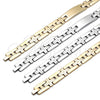 Pulsera Solida 03.114.0229.4.09 Acero Inoxidable, Diseño de Cruz, Pulido, Tono Plateado (12 MM Thickness, 9 Inches Length)