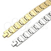 Pulsera Solida 03.114.0284.3.08 Acero Inoxidable, Cepillado, Tono Plateado (14 MM Thickness, 8 Inches Length)