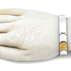 Pulsera Solida 03.114.0242.2.08 Acero Inoxidable, Pulido, Dos Tonos (12 MM Thickness, 9 Inches Length)