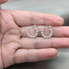 Argolla Pequeña 02.409.0045.15 Plata Rodinada, Diseño de Bola, Pulido, Tono Plateado