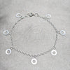 Pulsera de Dije 03.409.0168.07 Plata Rodinada, Pulido, Tono Plateado (Grosor 03 MM, 7 Pulgadas de Largo)