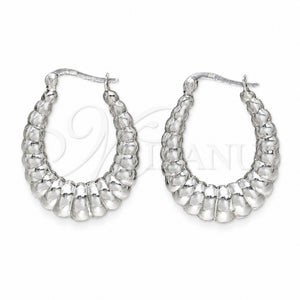 Argolla Mediana 02.392.0050.25 Plata Rodinada, Pulido, Tono Plateado
