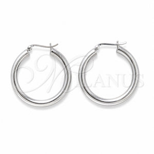 Argolla Mediana 02.425.0001.35 Plata Rodinada, Pulido, Tono Plateado