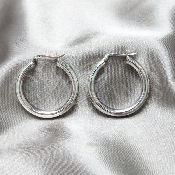 Argolla Mediana 02.425.0001.35 Plata Rodinada, Pulido, Tono Plateado