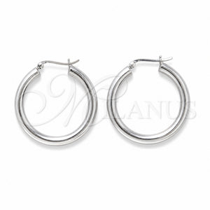 Argolla Mediana 02.425.0001.35 Plata Rodinada, Pulido, Tono Plateado