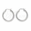 Argolla Mediana 02.425.0001.35 Plata Rodinada, Pulido, Tono Plateado