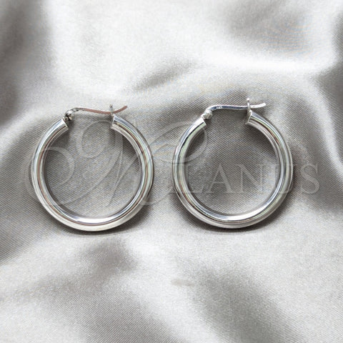 Argolla Mediana 02.425.0001.35 Plata Rodinada, Pulido, Tono Plateado