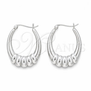 Argolla Mediana 02.425.0002.35 Plata Rodinada, Pulido, Tono Plateado