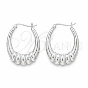 Argolla Mediana 02.425.0002.35 Plata Rodinada, Pulido, Tono Plateado