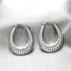 Argolla Mediana 02.425.0003.35 Plata Rodinada, Pulido, Tono Plateado