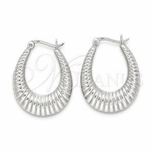 Argolla Mediana 02.425.0003.35 Plata Rodinada, Pulido, Tono Plateado