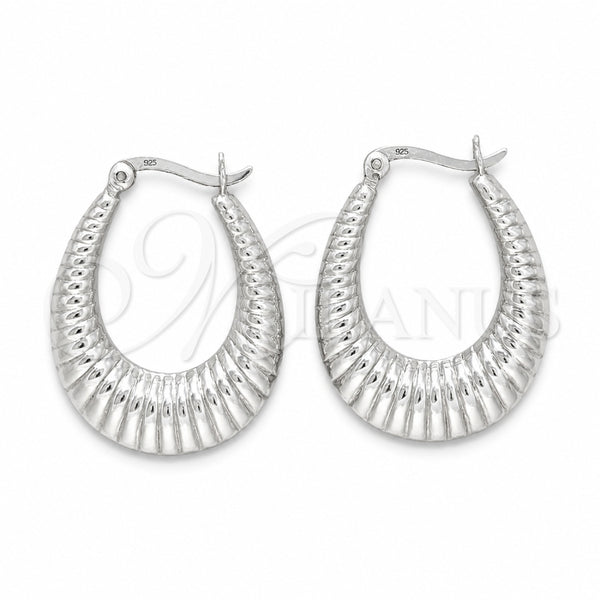 Argolla Mediana 02.425.0003.35 Plata Rodinada, Pulido, Tono Plateado