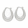 Argolla Mediana 02.425.0003.35 Plata Rodinada, Pulido, Tono Plateado