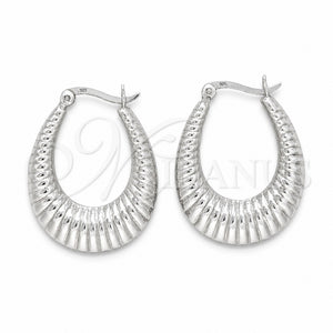 Argolla Mediana 02.425.0003.35 Plata Rodinada, Pulido, Tono Plateado