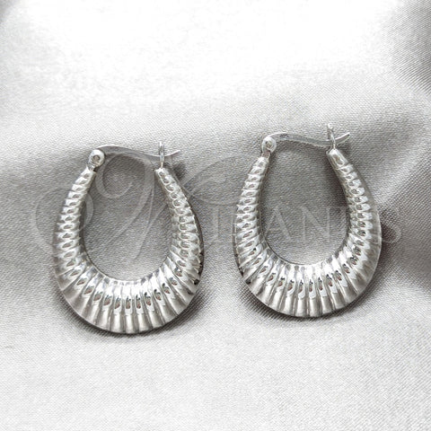Argolla Mediana 02.425.0003.35 Plata Rodinada, Pulido, Tono Plateado