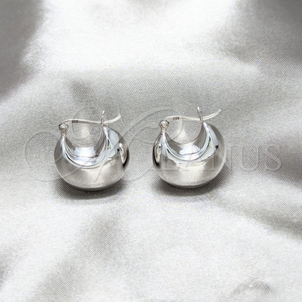 Argolla Pequeña 02.425.0005.20 Plata Rodinada, Pulido, Tono Plateado
