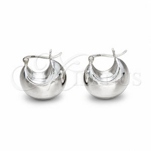 Argolla Pequeña 02.425.0005.20 Plata Rodinada, Pulido, Tono Plateado