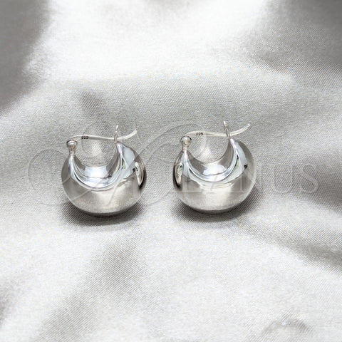 Argolla Pequeña 02.425.0005.20 Plata Rodinada, Pulido, Tono Plateado