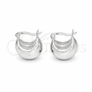 Argolla Pequeña 02.425.0007.15 Plata Rodinada, Pulido, Tono Plateado