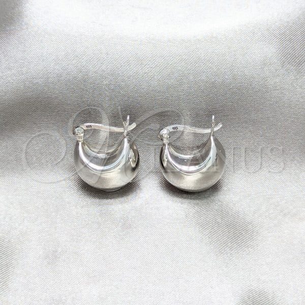 Argolla Pequeña 02.425.0007.15 Plata Rodinada, Pulido, Tono Plateado