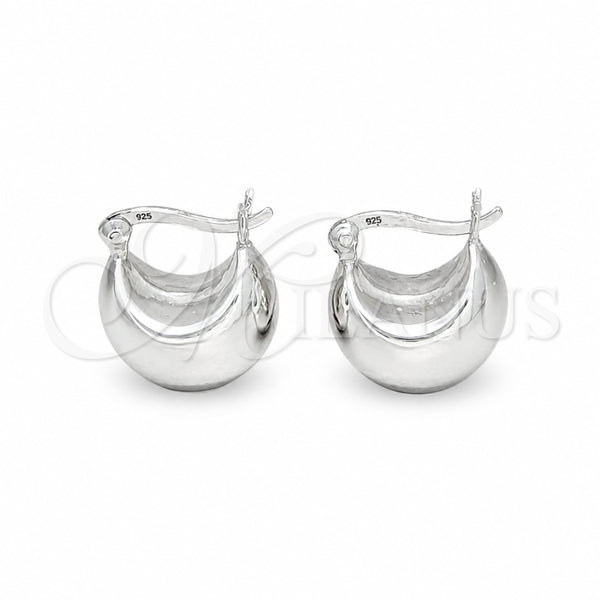 Argolla Pequeña 02.425.0007.15 Plata Rodinada, Pulido, Tono Plateado