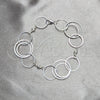 Pulsera Elegante 03.392.0028.07 Plata Rodinada, Pulido, Tono Plateado (Grosor 21 MM, 7 Pulgadas de Largo)