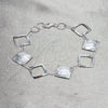 Pulsera Elegante 03.392.0030.07 Plata Rodinada, Pulido, Tono Plateado (Grosor 35 MM, 7 Pulgadas de Largo)