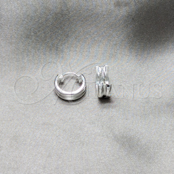 Argolla Pequeña 02.425.0019.12 Plata Rodinada, Pulido, Tono Plateado