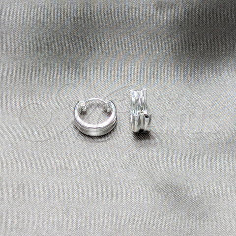 Argolla Pequeña 02.425.0019.12 Plata Rodinada, Pulido, Tono Plateado