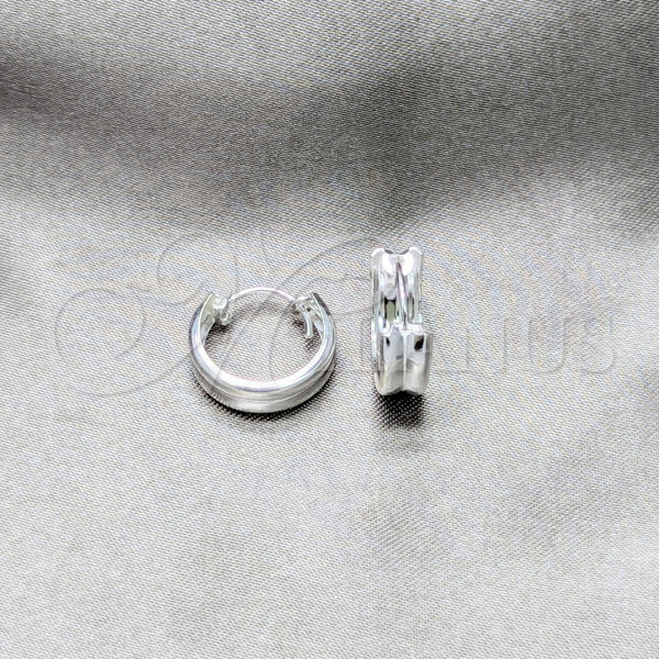 Argolla Pequeña 02.425.0019.15 Plata Rodinada, Pulido, Tono Plateado