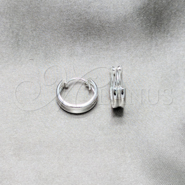 Argolla Pequeña 02.425.0019.16 Plata Rodinada, Pulido, Tono Plateado