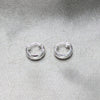 Argolla Pequeña 02.425.0024.10 Plata Rodinada, Pulido, Tono Plateado