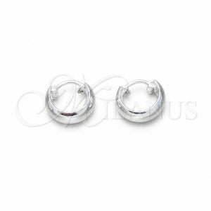 Argolla Pequeña 02.425.0024.10 Plata Rodinada, Pulido, Tono Plateado